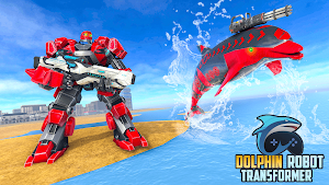 Dolphin Robot Transform: Robot War Screenshot 0