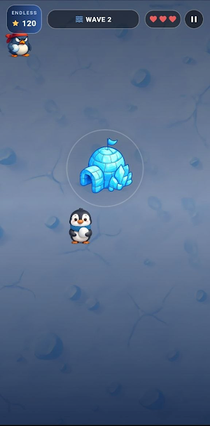 Penguin Snow Battle Screenshot 1