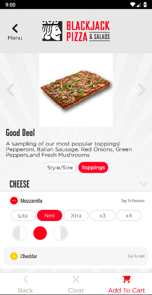 Blackjack Pizza Screenshot 3
