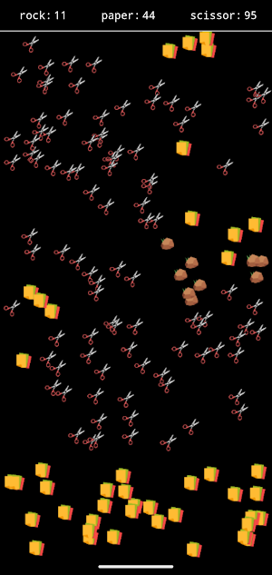 rock paper scissor : Simulator Screenshot 1