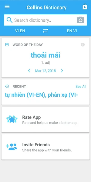 Vietnamese-English Dictionary Screenshot 3