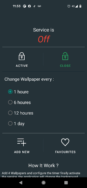 Auto change Islamic Wallpaper Screenshot 0