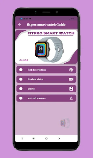 fitpro smart watch Guide Screenshot 2