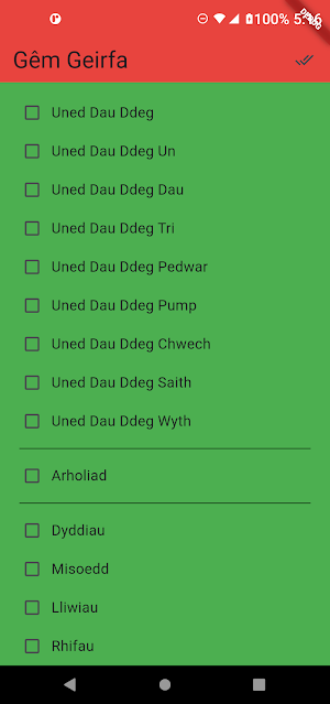 Gêm Geirfa Mynediad Screenshot 2