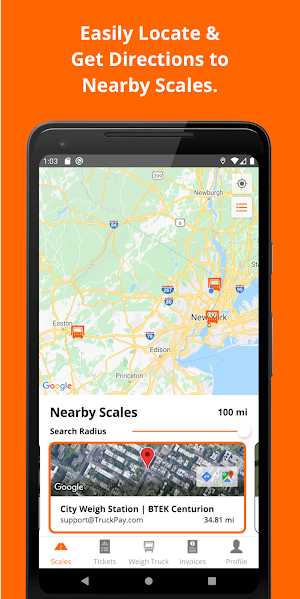 MyTruckScales - Truck Scales Screenshot 1