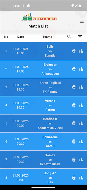 SportSight Football Screenshot 1