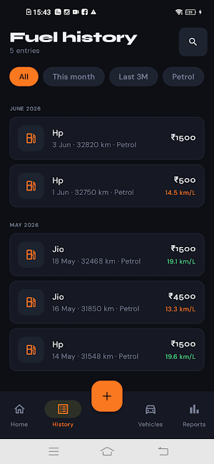Fuelon - Fuel Tracker Screenshot 2