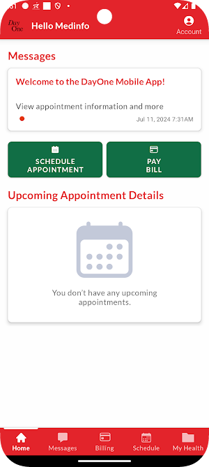 DayOne Family Healthcare Screenshot 1