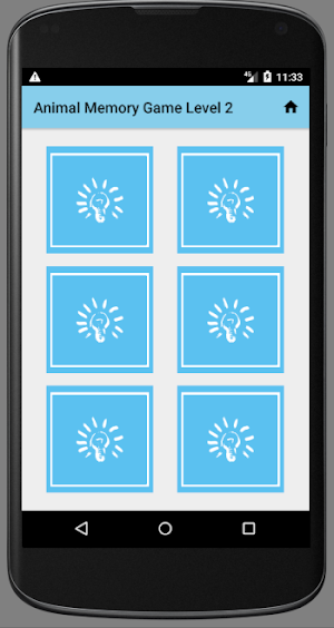 Kid's Animal Memory Game Screenshot 3