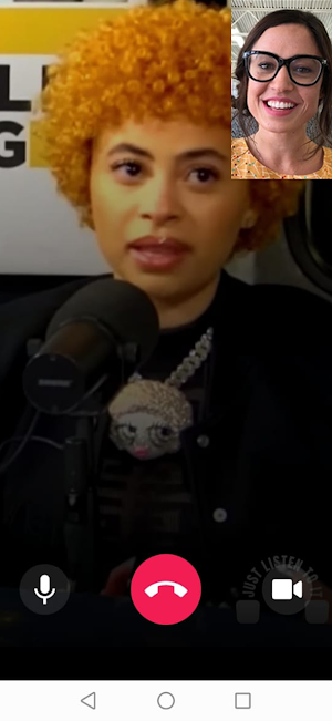 Ice Spice Fake video Call Screenshot 1