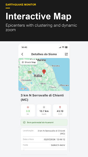 Earthquake Monitor — Sismos Screenshot 2