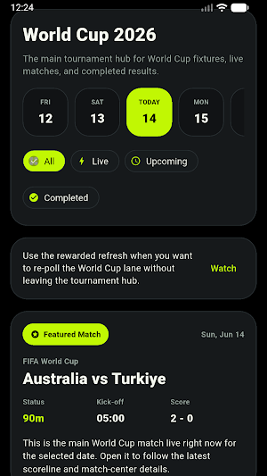 ScoreGo: Live Soccer Scores Screenshot 0