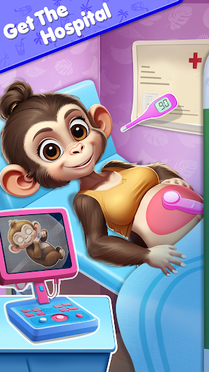Monkey babyshower party game Screenshot 2