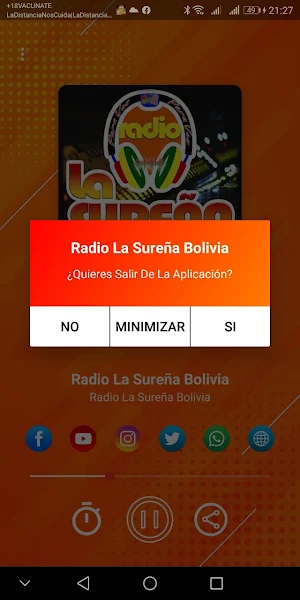 RADIO LA SUREÑA BOLIVIA Screenshot 2