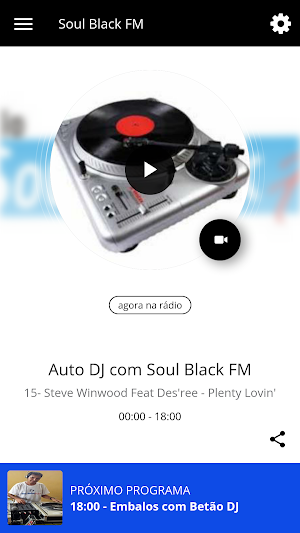 Web Rádio Soul Black FM. Screenshot 0
