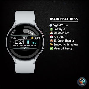 Stylish Loop - watch face Screenshot 1