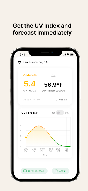 UV index now Screenshot 0