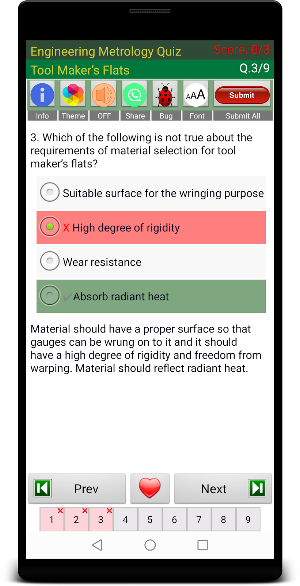 Metrology Quiz Screenshot 2