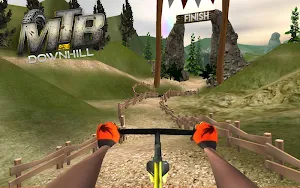 VR - MTB Downhill bicycle racing : VR Bicycling Screenshot 1