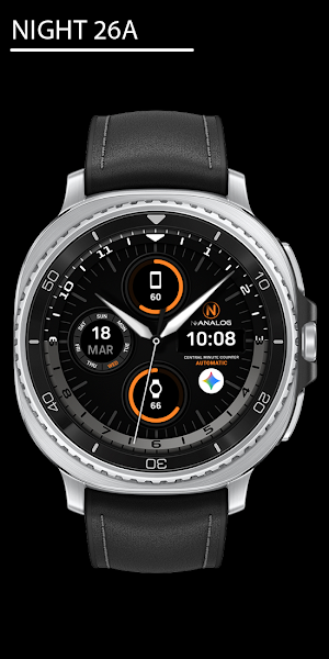 Night 26A - Analog Watch Face Screenshot 0