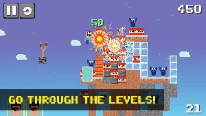 Noob Slingshot: Monsters Screenshot 1
