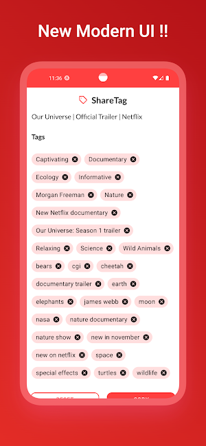 ShareTag - Tag Finder Screenshot 1