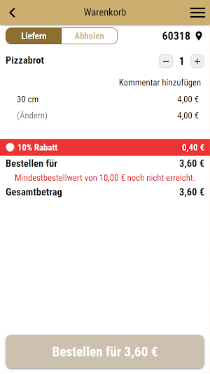 Pizzeria Roma Heddernheim Screenshot 1