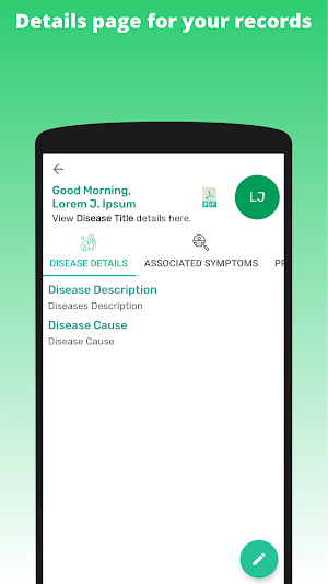Multi-Profile Medical Records Screenshot 2