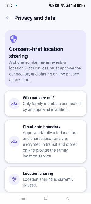 GPS Tracker Family Location Screenshot 1