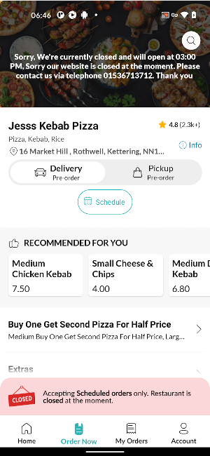 Jesss Kebab Pizza Screenshot 2