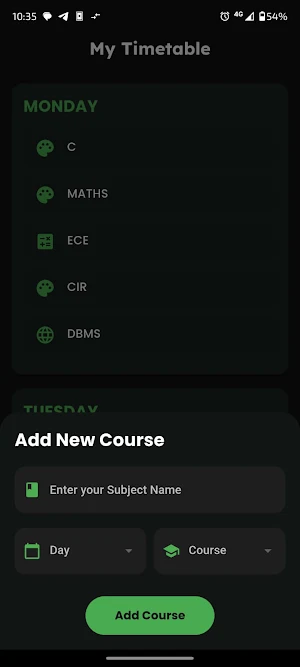 BunkMate: Attendance Tracker Screenshot 3