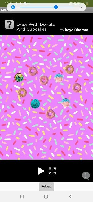 draw with donuts and cupcakes Screenshot 0