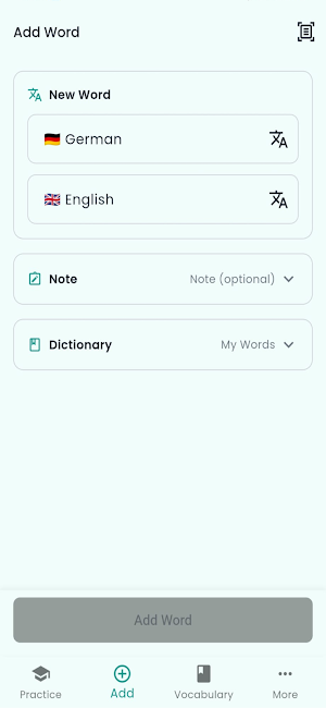 Lexideck: learn vocabulary Screenshot 2