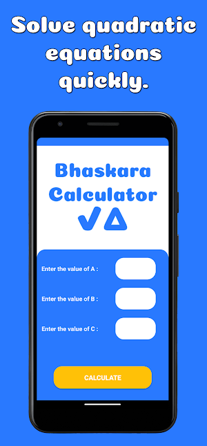 Solve Bhaskara - Calculator Screenshot 0