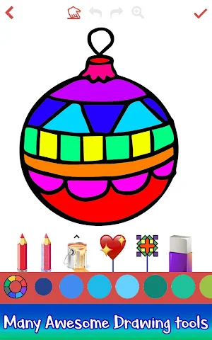 Learn to Draw Christmas - Draw & Color Book Pages Screenshot 3