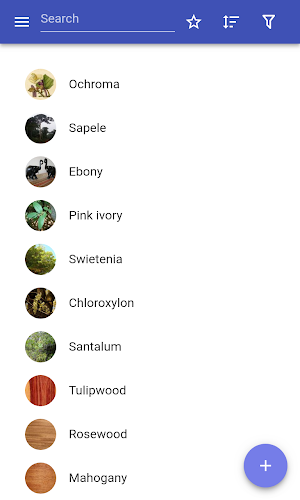 Wood species Screenshot 0