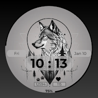 Wolf Spirit Digital Watchface