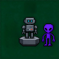 Robot Run Alien Chase