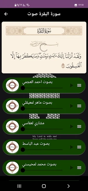 سورة البقرة كاملة صوت Screenshot 0