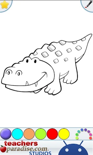 Reptiles Coloring Book & Game Screenshot 3