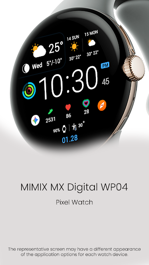 MIMIX Digital WP04 Watchface Screenshot 2