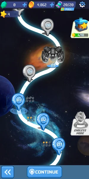 GalaxyPirates - space shooting Screenshot 2