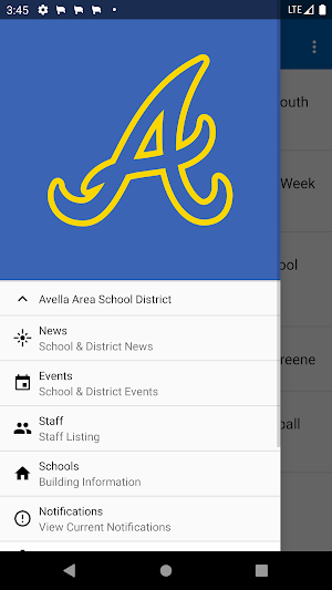 Avella Area School District Screenshot 1