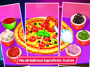 Pizza Maker Kitchen Cooking Game For Girls Screenshot 2