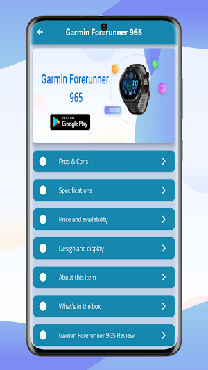 Garmin Forerunner 965 Guide Screenshot 0