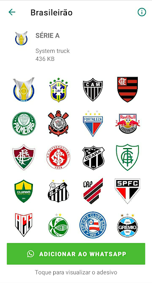 Figurinhas do Brasileirão Screenshot 0