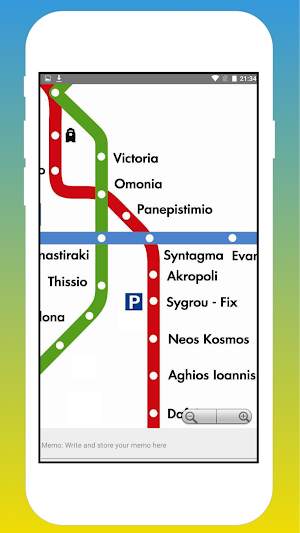 ATHENS METRO MAP Screenshot 3