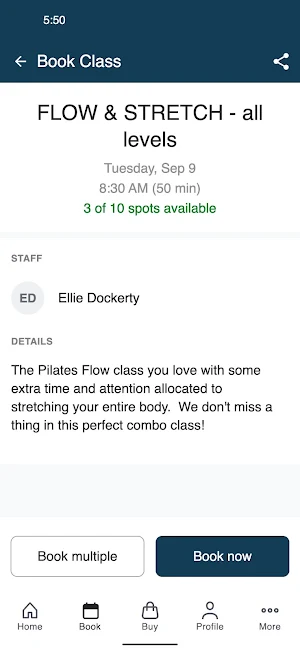 Balanced Fitness Studio CA Screenshot 2