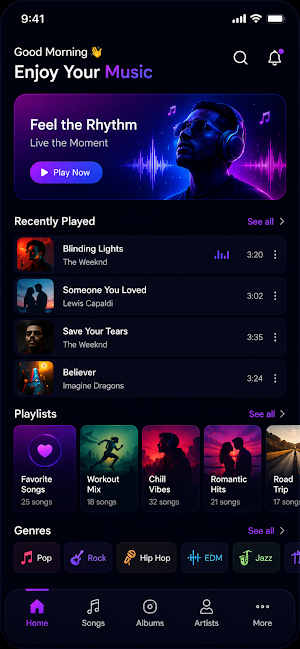 Music Player - MP3 Audio Screenshot 1