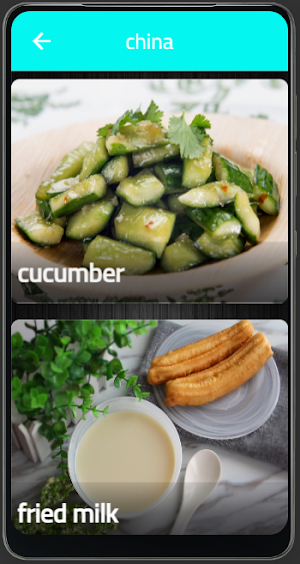 traditional food Screenshot 2